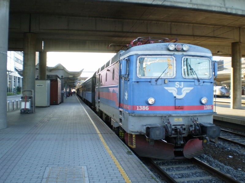 Oslo - nocny pociąg do Malmo